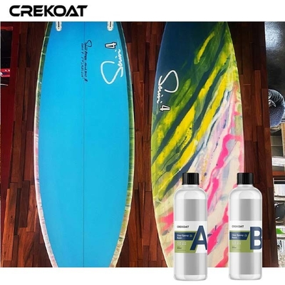 สายใยคาร์บอน ใส Epoxy Resin Coatings บนไม้ Surfboard Laminations
