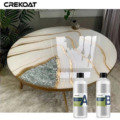 โลหะเหลืองกันการโยน ธ อร์ซิน 3D Flooring Epoxy Countertops Coating