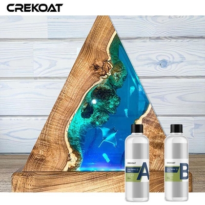 4 โหลดธาตุ Epoxy Clear Resin สําหรับศิลปะ ความแน่นต่ํา