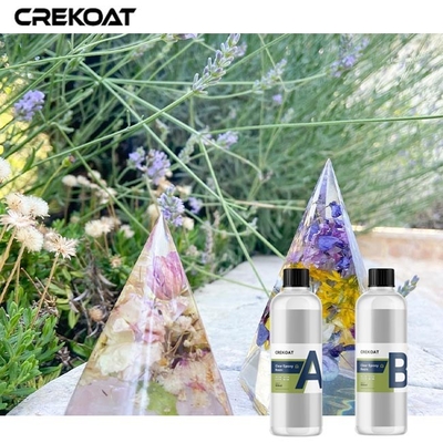 11 ใส Epoxy รีซิน ผิวเคลือบ โต๊ะพื้น Casting ด้วยสีสี