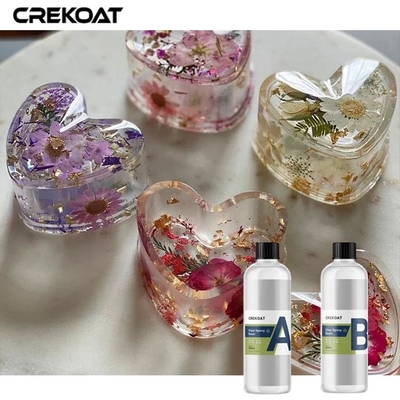 อาหารเกรดใส Epoxy Resin Kit สําหรับงานอาชีพและศิลปะ หินแข็ง Bubbles ฟรี