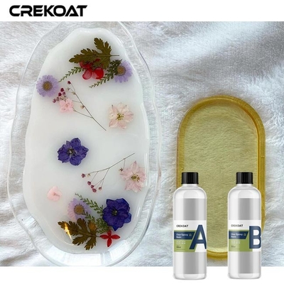 การล้างแก๊สด้วยตนเอง 1: 1 สารธูป epoxy ใส สําหรับ DIY Art Tabletop Coating Mold Casting