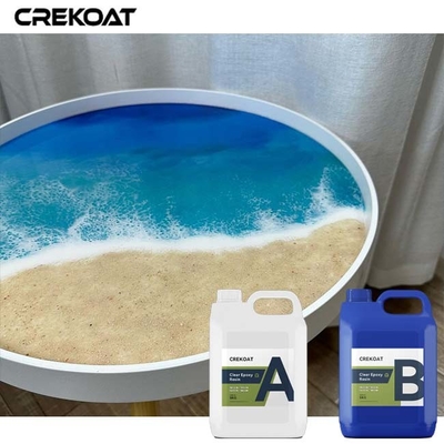 คริสตัลใส Deep Pour น้ําเหลวกระจก Epoxy สําหรับธาตุดําน้ําทะเล