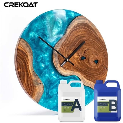สีสว่างสูง คริสตัล Epoxy Sealer สะอาดสําหรับการเคลือบด้านบนของสตาร์เรซิน