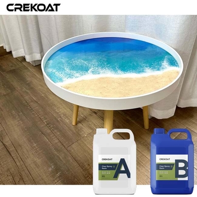 คริสตัลใส Deep Pour น้ําเหลวกระจก Epoxy สําหรับธาตุดําน้ําทะเล