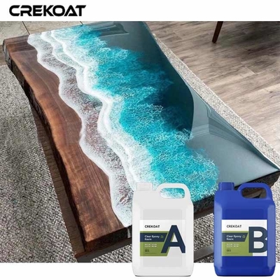 ผิวเคลือบกระจ่างสูง ลักษณะใสของเหลว สําหรับยาง epoxy สูตรไม่เป็นพิษ