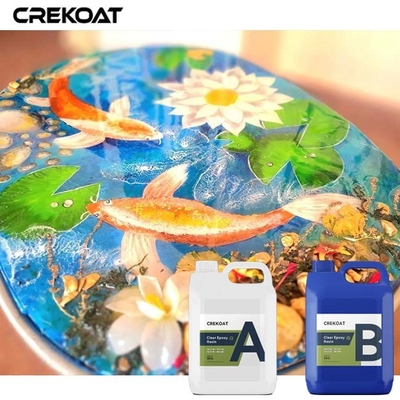 กระจกเหลว Ultraclear Epoxy Resin Bar Tops เปลี่ยนแปลงวัตถุเป็น Art ความทนความร้อน