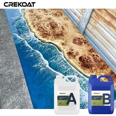 ธารน้ําในแม่น้ํา Deep Pour Epoxy Resin สะอาดโปร่งใส สดใส
