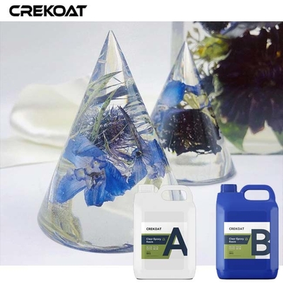 ผงงานอาชีพ Self-leveling Clear Epoxy Resin สําหรับการผลิตพวงมาลัยผง
