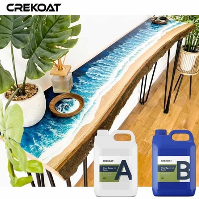 Eco - Friendly Clear Epoxy Top Coat สําหรับโต๊ะทํางาน