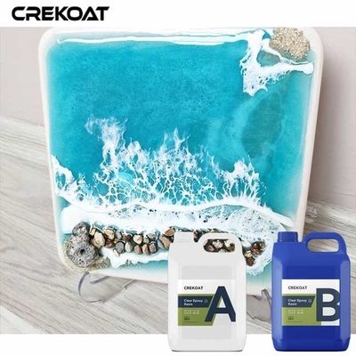อัตโนมัติการจัดระดับ ใส Epoxy Resin สําหรับผง Bubble ฟรี Brilliance ศิลปะทําง่าย