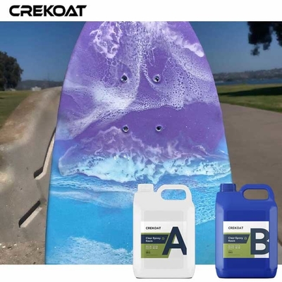 ฟรี Bubble Deep Pour Epoxy Resin ทนต่อ UV Epoxy ชัดเจนเพื่อโยนชั้นหนา