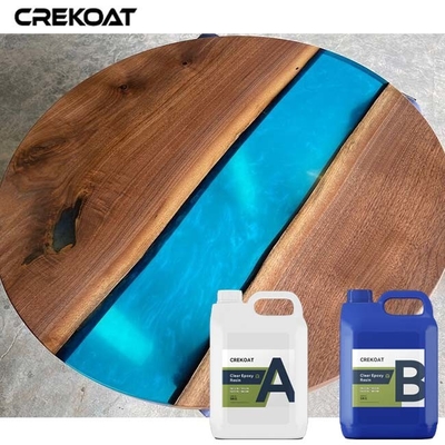 Super Clear Glassy Deep Pour Epoxy Resin สําหรับตารางแม่น้ํา