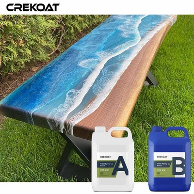 Super Clear Glassy Deep Pour Epoxy Resin สําหรับตารางแม่น้ํา