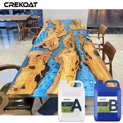 4 นิ้วลึก Pour Epoxy Resin สําหรับตารางแม่น้ําไม้ งานศิลปะ Casting