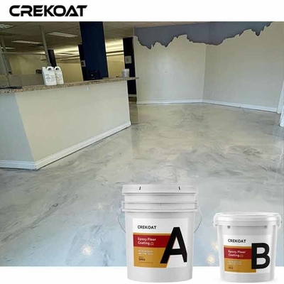 100% โลหะแข็ง Epoxy โกรงรถยนต์พื้นเคลือบ มาร์บอร์ดูไม่เลื่อน