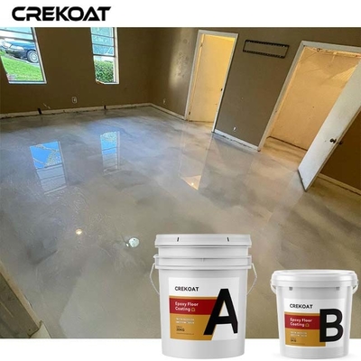 100% โลหะแข็ง Epoxy โกรงรถยนต์พื้นเคลือบ มาร์บอร์ดูไม่เลื่อน