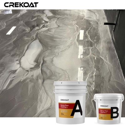 3d การค้าโลหะ Epoxy พื้นผิวเคลือบตกแต่งพื้นคอนกรีตสี