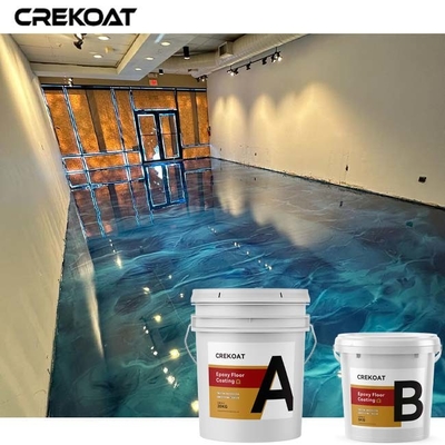 การเคลือบพื้นผิวโลหะเป็นแผ่นเพื่อการค้า สําหรับห้องแสดงสินค้า Epoxy ร้านอาหาร สํานักงาน