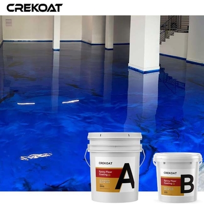 สีพื้นโรงรถยนต์แบบโลหะกันรอย แผ่นคอนกรีต epoxy