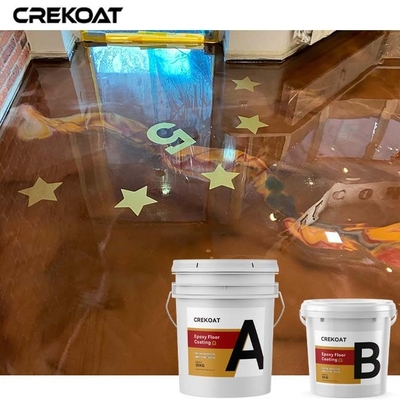 โครงการคอนกรีตอุตสาหกรรม โลหะ Epoxy พื้นเคลือบด้วยธ อร์และสี