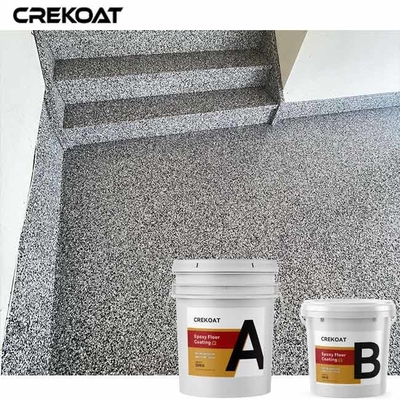 การเคลือบใหม่ไวนิลชิปไวนิลชิป Epoxy Flooring
