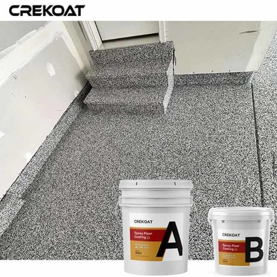 MSDS Epoxy Flake Floor Coatings สําหรับคอนกรีต ความปลอดภัยเพิ่มขึ้น ทนกับภาระหนัก