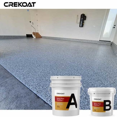 ความละเอียดความละเอียดความแตกต่าง Epoxy Flake Floor Coating กันความชื้นสําหรับพื้นที่ต่าง ๆ