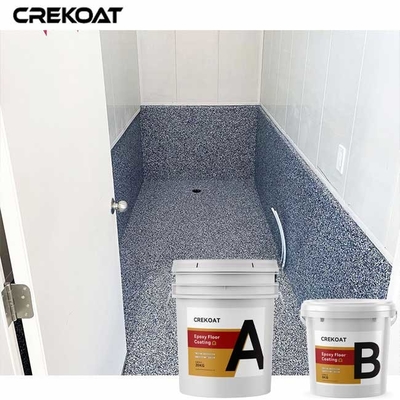 ความละเอียดความละเอียดความแตกต่าง Epoxy Flake Floor Coating กันความชื้นสําหรับพื้นที่ต่าง ๆ