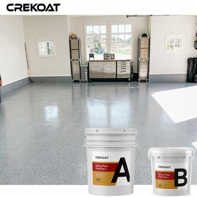 งานฝีมือพิเศษ Epoxy Flake Floor Coating สําหรับโรงรถยนต์ ร้านค้า บ้าน