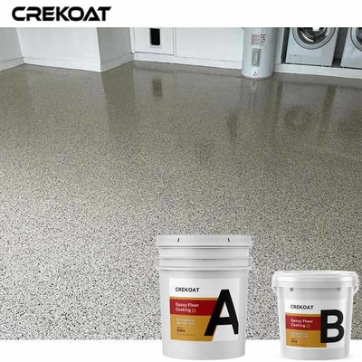 ภายใน VOC ฟรี Paint Chip ลานโรงรถยนต์ พื้นผิวสะอาด ทนต่อการลื่น เนื้อเยื่อ