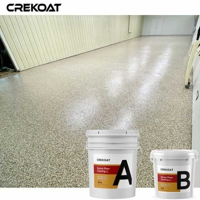 ภายใน VOC ฟรี Paint Chip ลานโรงรถยนต์ พื้นผิวสะอาด ทนต่อการลื่น เนื้อเยื่อ