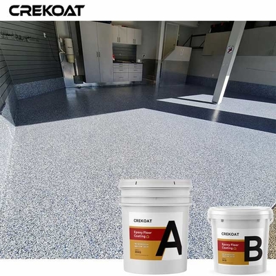 ปรับสิ่งแวดล้อม Epoxy Flake Floor Coating พื้นคอนกรีตแบบไม่มีรอย