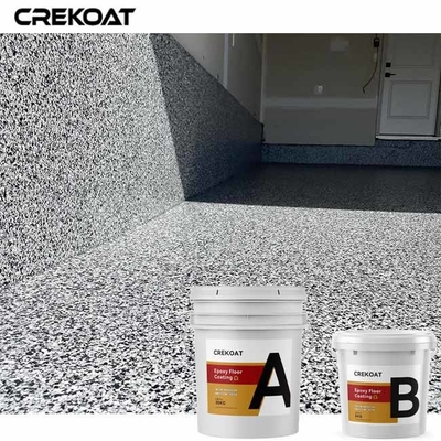 สีฝาผิวพื้น epoxy flakes ที่ทนทานนาน