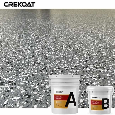 แผ่นชั้นเดียว Epoxy Flake พื้นแบบย่อยสลายทางชีวภาพ