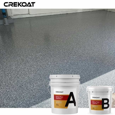 MSDS Epoxy Flake Floor Coating ทนต่อรอยขีดข่วน ทําความสะอาดง่าย