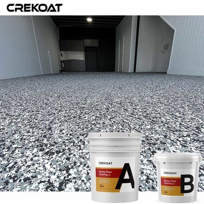 แผ่นชั้นเดียว Epoxy Flake พื้นแบบย่อยสลายทางชีวภาพ