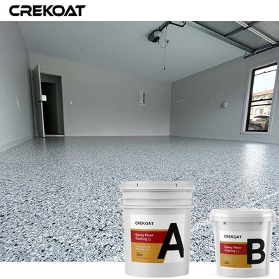 การบํารุงรักษาที่ต่ําของพื้นโรงรถยนต์ Flake Epoxy Anti Abrasion ไม่พิษ