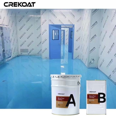 สี epoxy อุตสาหกรรมไร้รอย สําหรับการเปลี่ยนคอนกรีตระหว่างพื้นและผนัง
