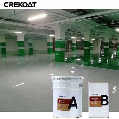 การเคลือบพื้น Epoxy ที่ทนต่อสารเคมีไม่สลิด สูตรที่ติดตั้งเร็วสามารถใช้ในวันเดียวกัน
