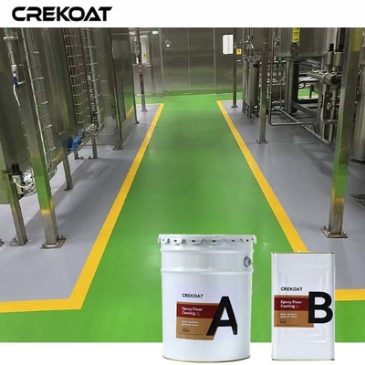ความแข็งแรงทางอุตสาหกรรม Epoxy floor coating Self-priaming ประหยัดเวลาระหว่างการใช้งาน
