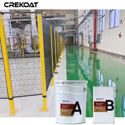 ความแข็งแรงทางอุตสาหกรรม Epoxy floor coating Self-priaming ประหยัดเวลาระหว่างการใช้งาน