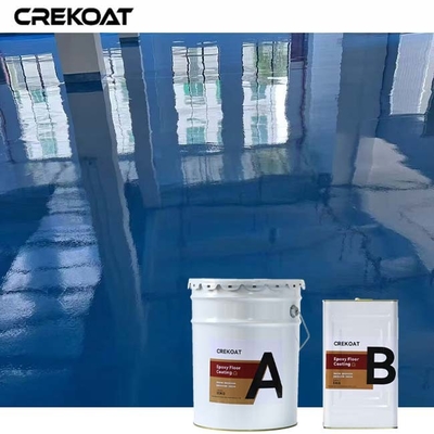 เวลารักษาเร็ว สี epoxy อุตสาหกรรมสําหรับพื้นคอนกรีตด้วยชิปมาร์บอร์หรือแกรนิต