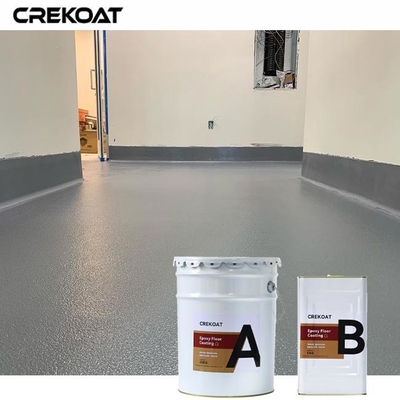 พื้น epoxy ที่ทนต่อสารเคมีไม่เลื่อน ที่เพิ่มความสว่างในคลังสินค้า
