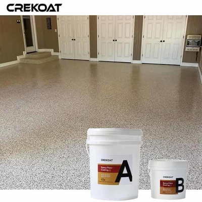 การเคลือบพื้น Epoxy Flake ด้วยผงโลหะ มีลักษณะพิเศษ