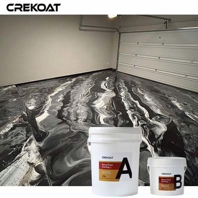 แผ่นพื้นที่ทนเลื่อนโลหะเงิน Epoxy ยาวนานสําหรับที่อยู่อาศัยและพาณิชย์