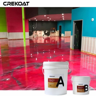 ไม่เหลืองโลหะ Epoxy พื้นเคลือบ กันน้ําและความชื้น