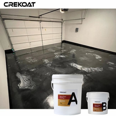 โลหะกระจ่างกระจ่าง Epoxy Floor Coating ใส่กระจ่างกระจ่างหรือผงโลหะเพื่อเพิ่มกระจ่างกระจ่าง