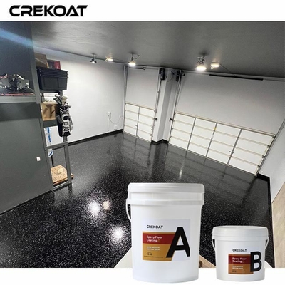 การเคลือบพื้นแบบโลหะ Epoxy ที่อยู่อาศัยที่มีลักษณะพิเศษ ทนต่อการเสื่อมจากการเผชิญหน้ากับ UV