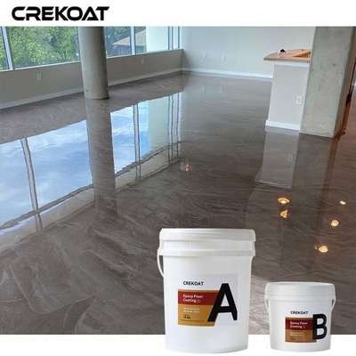 การเคลือบพื้น Epoxy โลหะที่สะท้อนแสง สีสว่างสูง หรือสีแมท